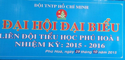Đại hội liên đội năm học 2015-2016