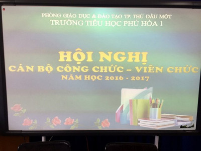 Hội nghị cán bộ công chức năm học 2016-2017