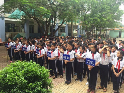 Hơn 500 em học sinh tham dự hội khỏe phù đổng năm học 2016-2017