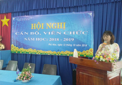 Hội nghi Cán bộ - Viên chức năm học 2018 - 2019