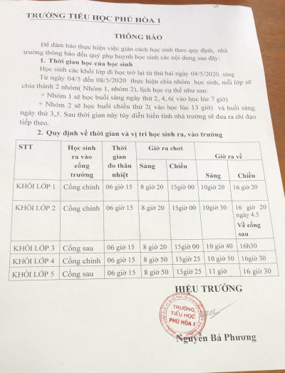 Thực đơn bán trú tuần 24 năm học 2019-2020