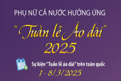 Hưởng ứng tuần lễ áo dài năm 2025