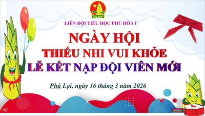 Lễ kết nạp đội viên năm học 2025-2026