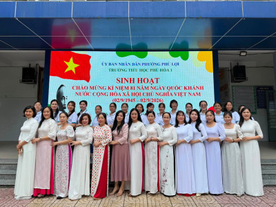 Trường Tiểu Học Phú Hòa 1 Long Trọng Tổ Chức Lễ Khai Giảng Năm Học 2026 – 2027