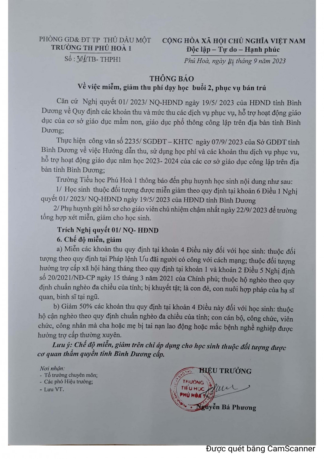 Thông báo v v miễn giảm 2b,pvbt
