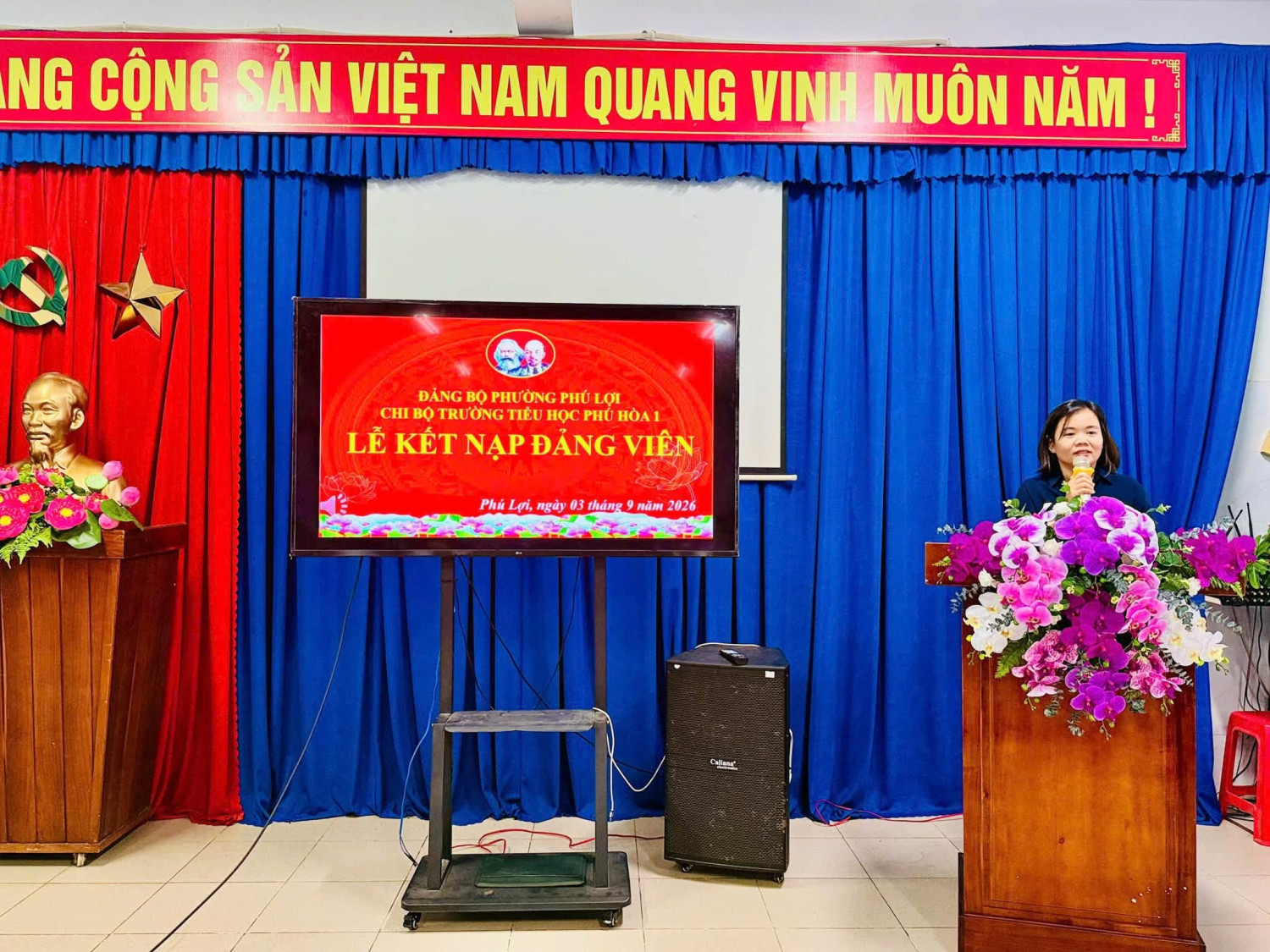 Chi Bộ Trường Tiểu Học Phú Hòa 1 Sinh Hoạt Chi Bộ Định Kỳ Tháng 9 Và Tổ Chức Lễ Kết Nạp Đảng Viên Mới